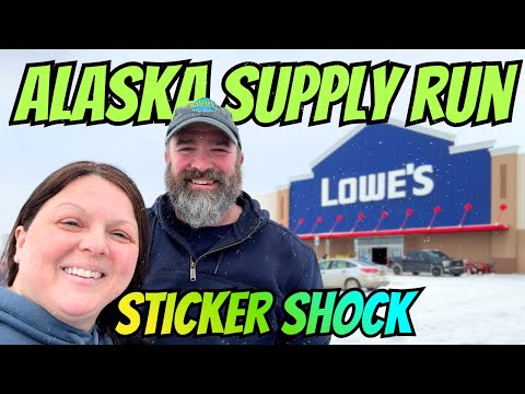 Alaska Supply Run - 6 Stops, $3500...then Racing Back to the Cabin for Tacos