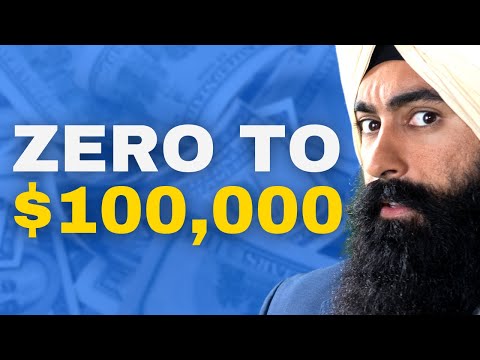 How To Reach Your First $100,000 Before 2024 (No BS Beginners Guide) | Jaspreet Singh