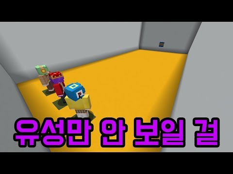 너만 안 보이는 글씨(마인크래프트)