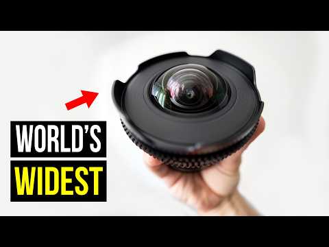 The WIDEST Cine LENS EVER MADE