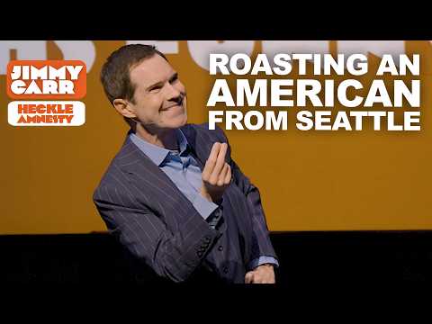 Jimmy Roasts an American From Seattle! | Jimmy Carr Crowd Work