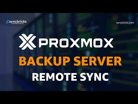 How to Configure Proxmox Backup Server for Remote Sync & Disaster Recovery