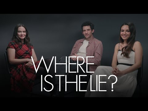 Mila Kunis, Josh O’Connor & Cailee Spaeny Take Turns in the Hot Seat | Where Is the Lie? | ELLE