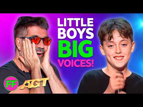 10 LITTLE BOYS With BIG Voices On America's Got Talent! 🎤