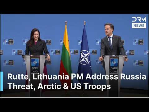 FULL PRESSER: NATO's Rutte Sends Clear Message on Europe’s Security Future With Lithuanian PM | AC1G
