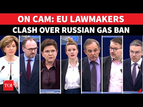 Putin ‘LAUGHS’ At Russian Gas Faceoff In EU Parliament; Italy, France & Finland Leaders Fight