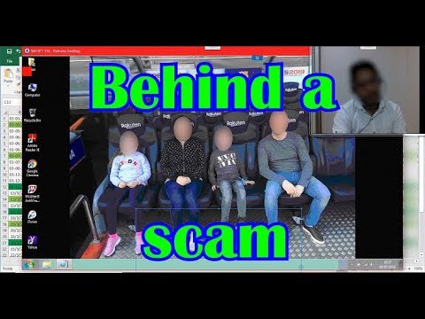 Behind a scam