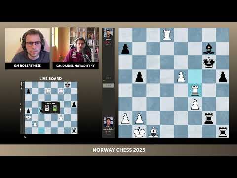 GM Hess & GM Naroditsky cover Norway Chess Day 3 !format !support