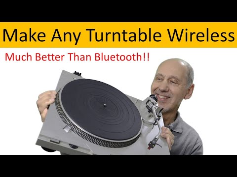 Wireless Turntable Not Bluetooth.  Using a Wiim Mini