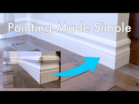 How To Paint Baseboards- The Easiest Way to Professional Results!!!