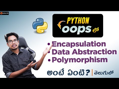 Encapsulation in Python | Python Tutorials in Telugu | Python in Telugu