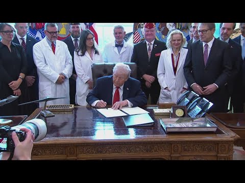 President Trump signs executive order that could reclassify marijuana as a less dangerous drug