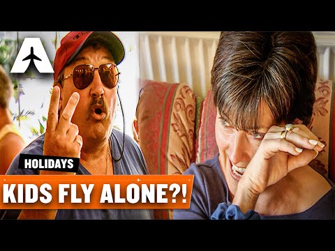 MOM LEFT BEHIND! 😭 Kids Fly Alone & Drunk Passenger BANNED | Holiday Airline Ep.01