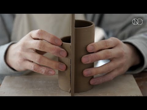 물레와 판작업으로 만드는 도자기 화병 : Making a ceramic vase [ONDO STUDIO]