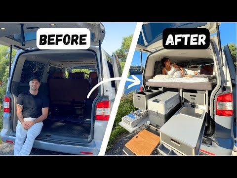 VW T5 Camper Conversion | A Camping Box turns a regular Volkswagen Bus into a real camper