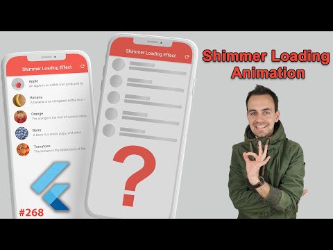 Flutter Tutorial - Shimmer Loading Animation | Shimmer Effect