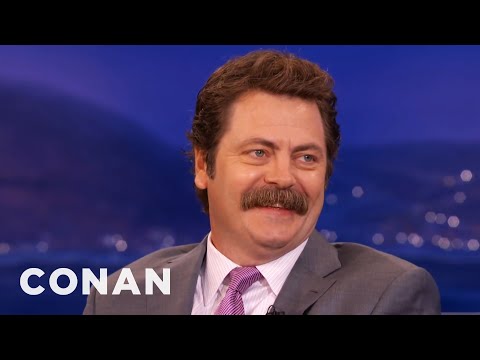 Nick Offerman: Manscaping Is An Abomination | CONAN on TBS