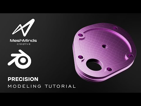 Precision Hard Surface Modeling in Blender – Tutorial #3 | MeshMinds Creative