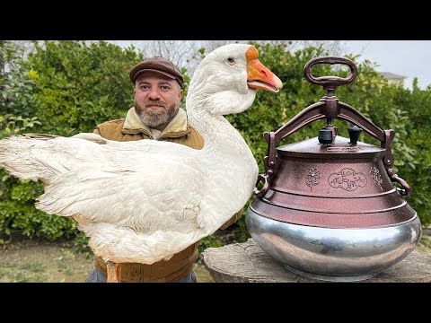 I Chose The Most Gigantic Goose On The Market and Cooked It in An Afghan Cauldron