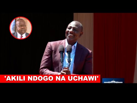 Fireworks as president Ruto laughs at Matiangi for claiming to vie for president in 2027!🔥