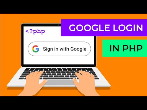 Create a Google Login Page in PHP