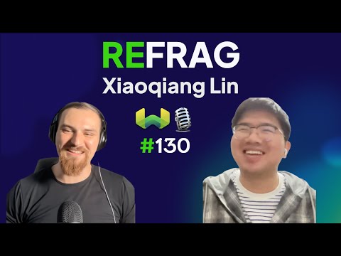 REFRAG with Xiaoqiang Lin - Weaviate Podcast #130!