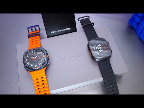 Galaxy Watch Ultra 2025 VS Apple Watch Ultra 3 Unboxing and Test - ASMR