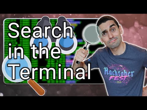 How to Search for Shit in the Terminal - Find & Grep