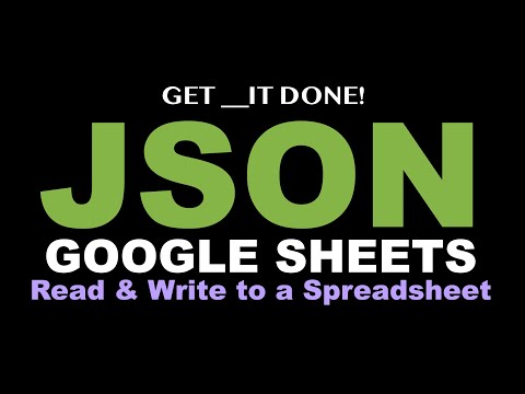 Google Sheets JSON API, Read & Write Data, Wep App - e.j1 p.2