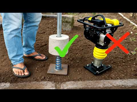 Builders will be at a loss if they don't watch "How to make a soil compactor stamper