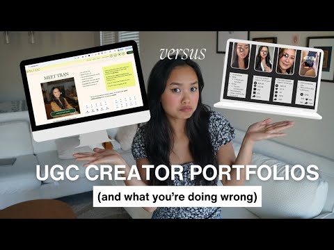 (Sept. 2025) How to make a UGC portfolio that stands out | Mistakes that cost you brand deals