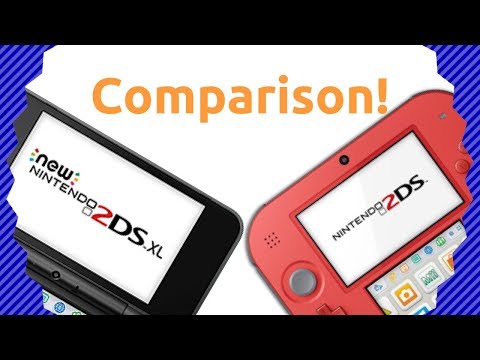 Comparison: 2DS & new 2DS XL