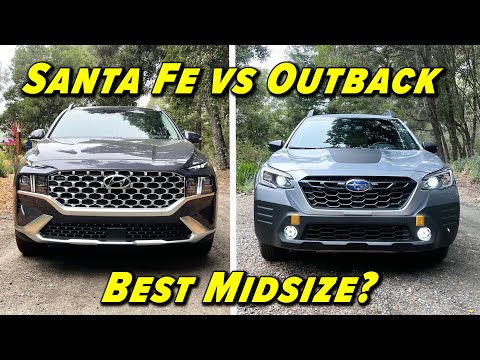 Battle For The Best!! | Subaru Outback vs Hyundai Santa Fe