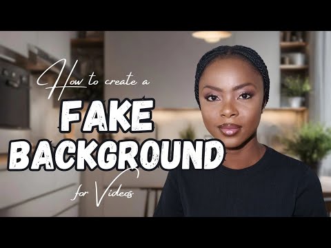 How to create fake Backgrounds for YouTube Videos for free