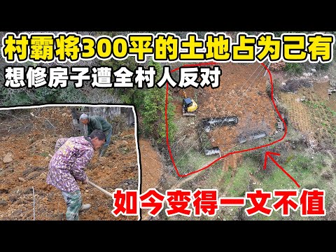 几十年前村民将公共资源占为己有，想修房子却遭到全村人的反对，300多平方的土地只能用来种蜂糖李
