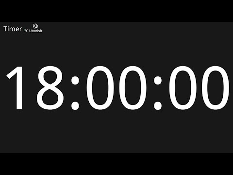 18 Hour Countdown Timer