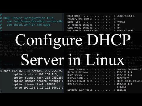 Install and Configure DHCP Server in Linux | CentOS and Red Hat Enterprise Linux 8