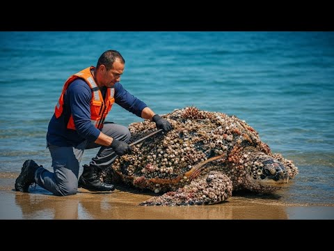 This Giant Turtle Rescue Moved Millions to Tears Around the World