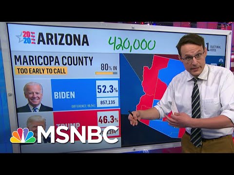 Kornacki: Arizona's 'Late Early Vote' Could Push Trump To A Statewide Victory | MSNBC