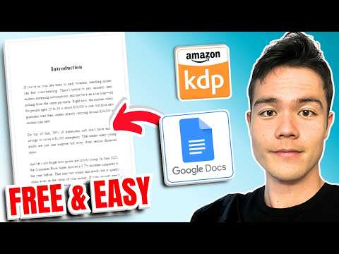 How to Format a Book for FREE in Google Docs for Amazon KDP