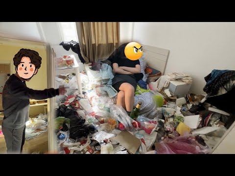 😅A couple was arguing over who should clean the house. 😂We stepped in to help them👌CleanWithMe #2024