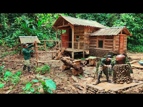 travel alone, build a house, sleep overnight