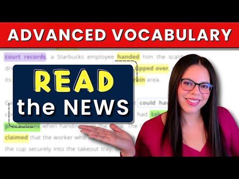 Read a NEWS Article in English 🌐 Advanced Vocabulary [FULL LESSON]