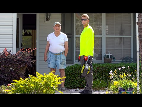 Fake Tree Trimmer Prank!