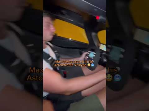 Max Verstappen Drives His Aston Martin Valkyrie