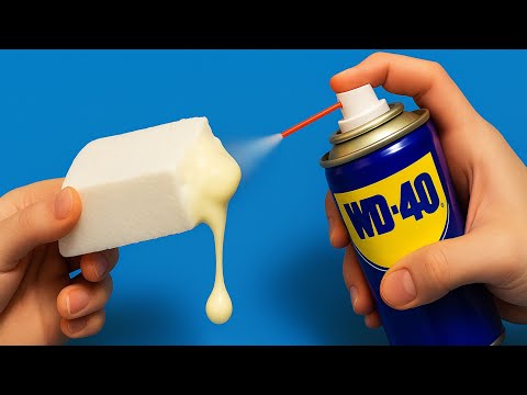 Billions Don’t Know This Trick! Spray WD-40 on Styrofoam to Fix Plastic Cracks at Home!