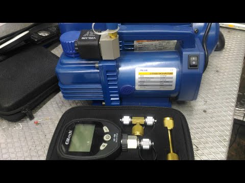 Evacuation of a refrigeration circuit. My understanding of the process.