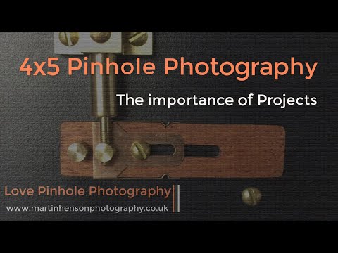 Zero54 Large Format Pinhole photography, the importance of setting projects