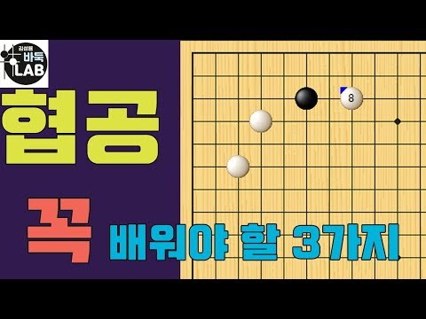 [바둑랩 강좌] 한칸협공-꼭 배워야 할 3가지