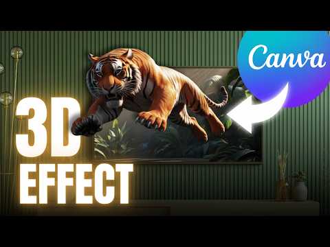 CRAZY 3D Effect in CANVA